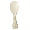 1pc Cute Rabbit Non-Stick Rice Scoop; Bunny Shape Standable Rice Scooper; Household Rice Cooker Rice Spoon; Cartoon Rice Spoon