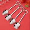 4pcs/10pcs Spoons; Stainless Steel Shovel Spoon; Home Kitchen Supplies