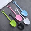 100pcs Disposable Spoon; Plastic Ice Cream Cake Cheese Dessert Spoon; Pudding Shovel Yogurt Spoon