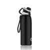 Healter 20oz Leakproof Free Drinking Water Bottle with Spout Lid for;  600ml Stainless Steel Sports Water Bottle for Fitness;  Gym and Outdoor Sports