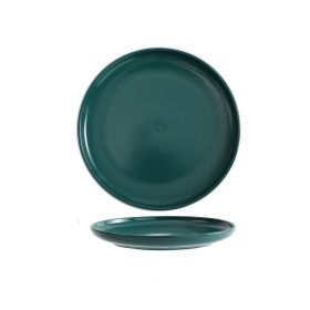 Nordic Creative Ceramic Western Steak Salad Plate (Option: Dark green-10inch)