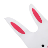 50pcs Cute Long Ear Bunny Rabbit Ear Gift Bag Easter Candy Gift Plastic Party Favors