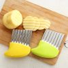 Potato Cutter Stainless Steel Wavy Knife French Fry Chip Cutter