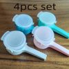 Food Storage Sealing Clips With Pour Spouts; Kitchen Chip Bag Clips; Plastic Cap Sealer Clips; Great For Kitchen Food Storage And Organization