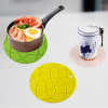 1pc Food Grade Silicone Coaster; Anti-scalding Thickened Pot Mat; Turtle Pattern Heat Insulation Mat; High Temperature Resistant Table Mat