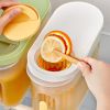 3.9L Cold Water Juice Water Bucket With Filter Faucet Household Refrigerator Beverage Bucket Fruit Teapot Capacity Water Storage