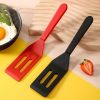 1pc Silicone Spatula; Non-stick Baking Spatula; Heat Resistant Cookie Spatula; Mini Slotted Serve Turner For Flip Egg; Kitchen Tools