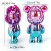 Mini Bear Fan With 3 Modes Wind Speed; Rechargeable Multicolor Portable Fan For Student And Office Workers Carry USB Charging