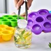 1pc 7 Holes Silicone Popsicle Mold; Ice Pop Molds Maker; Storage Container For Homemade Food; Ice Cream DIY Pop Molds; BPA Free