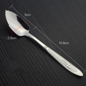 Creative Stainless Steel Fruit Scraping Mud (Option: Grapefruit spoon)