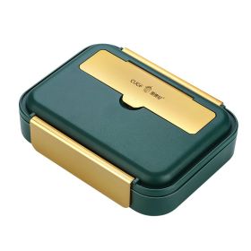 Office Worker Student, Insulated Lunch Box (Color: Green)