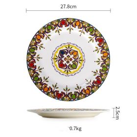 Style Western Food Large Steak Plate (Option: 11inch large plate 27.8cm)