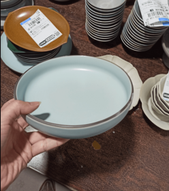 Japanese Style Ceramic Retro Thick Tableware (Option: Innocence)