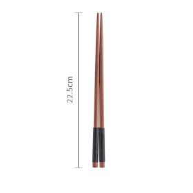 Japanese Style Pointed Mahogany Chopsticks (Option: Black tied mahogany)